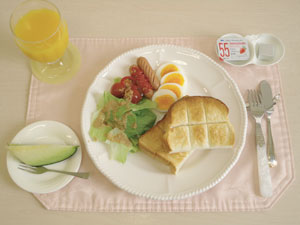 朝食メニュー例